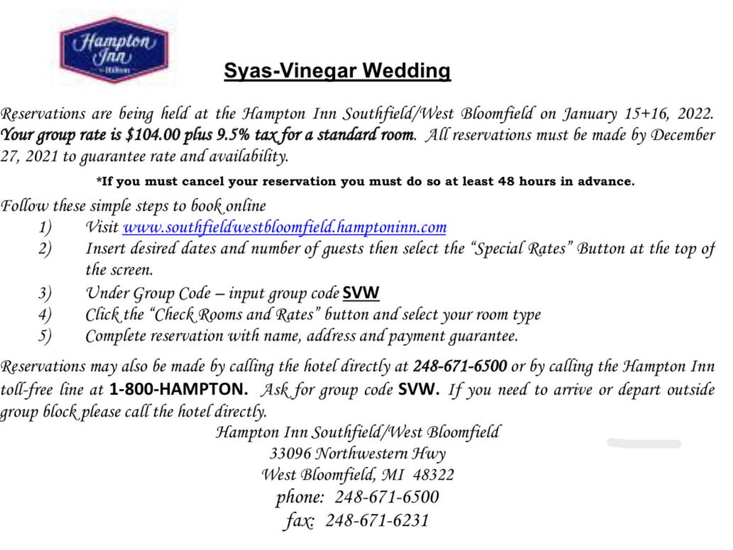 The Wedding Website of Jalesia Syas and Arielle Vinegar