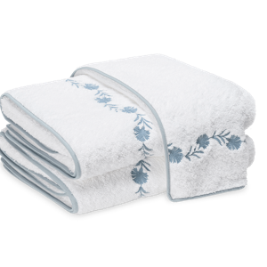 Matouk Hazy Blue Hand Towels