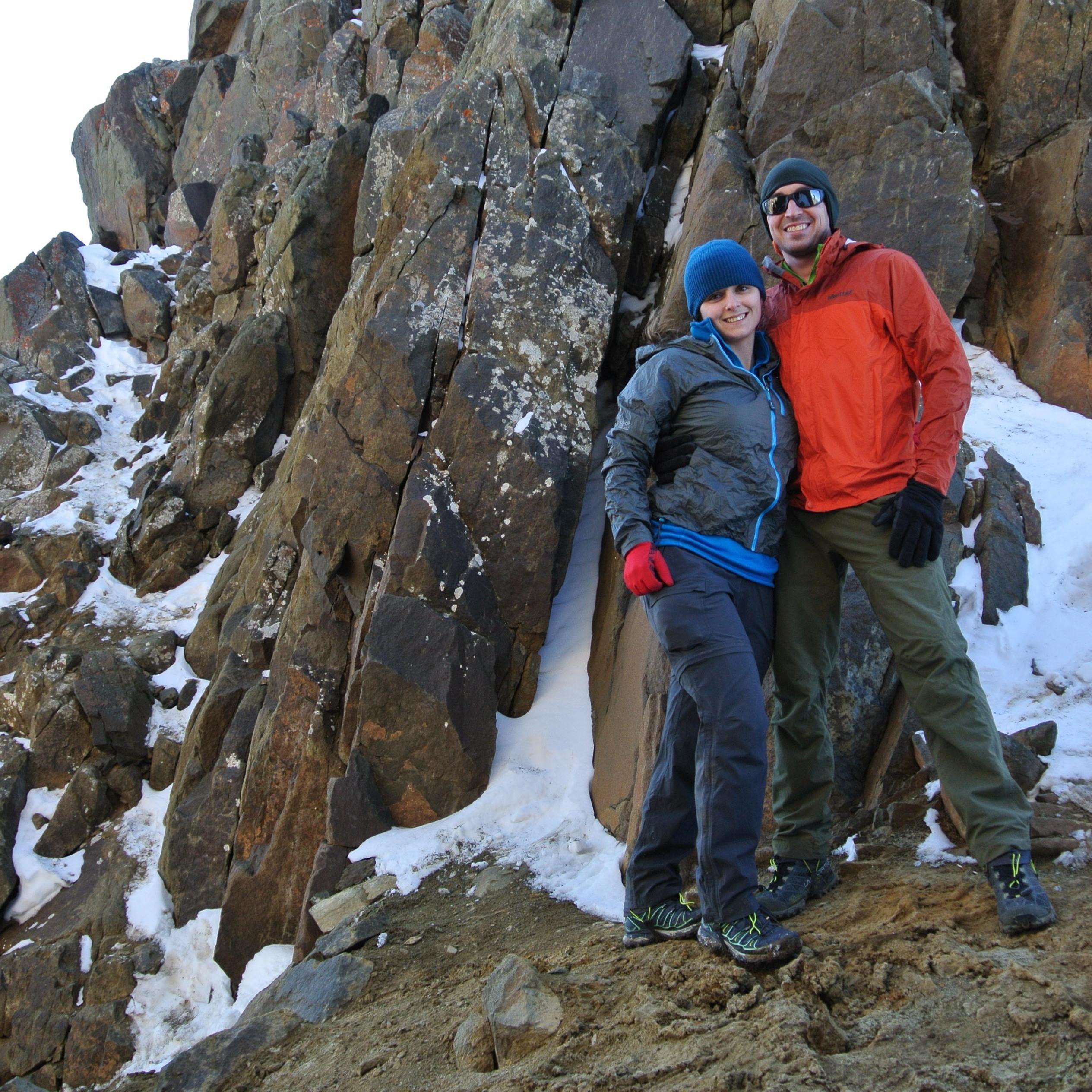 Atop Mt. Sneffles in the San Juans