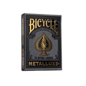 Black and Gold Metalluxe Playing Cards