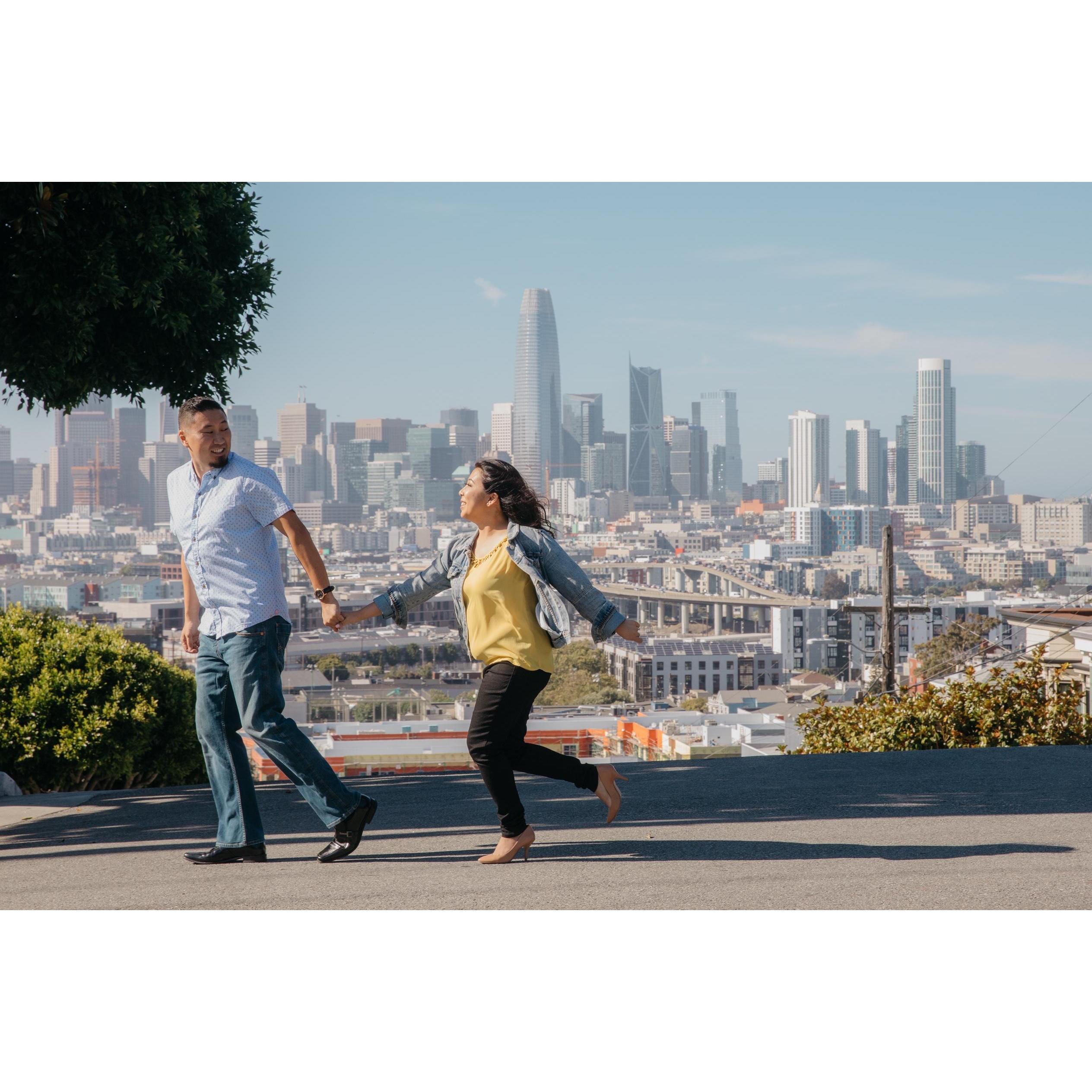 Our SF engagement shoot at Potrero Hill