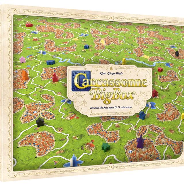 Z-Man Games Carcassonne Big Box Board Game Set (2022 Edition)| Medieval Strategy Board Game | Includes Base Game and 11 EXPANSIONS | Family Game for Kids and Adults | Ages 7+ | 2-6 Players | Made