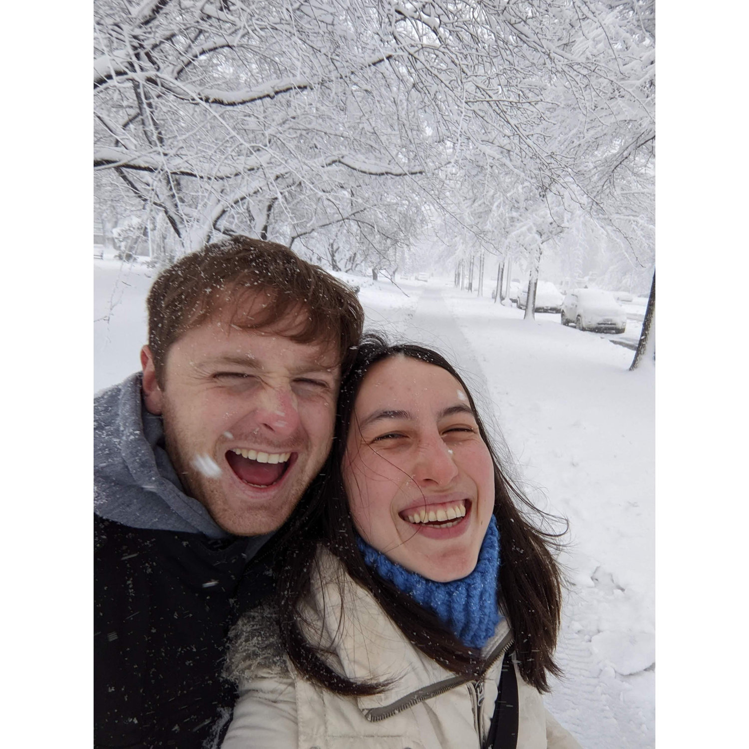Our DC 2022 trip. The blizzard started at 4am and continued to just before 9am when we started walking the National Mall.