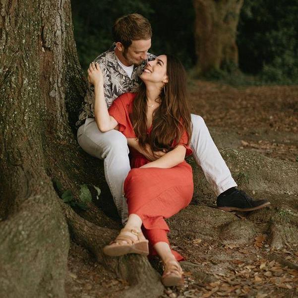 Engagement photos in the Couturie Forest by September Company