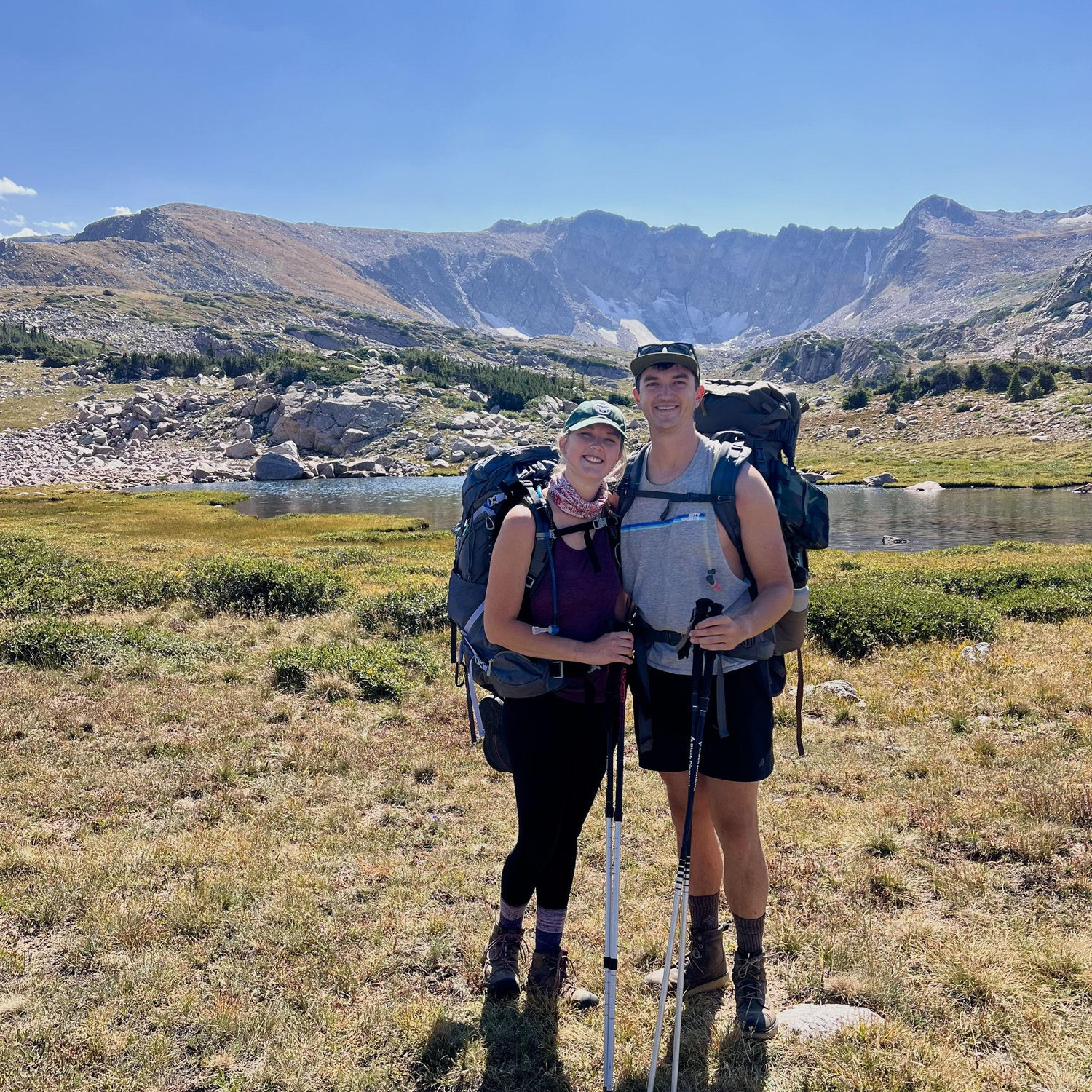 Backpacking trip in the Rawah Wilderness 2024! Not pictured: Brad, Allison, Joe & Courtney!