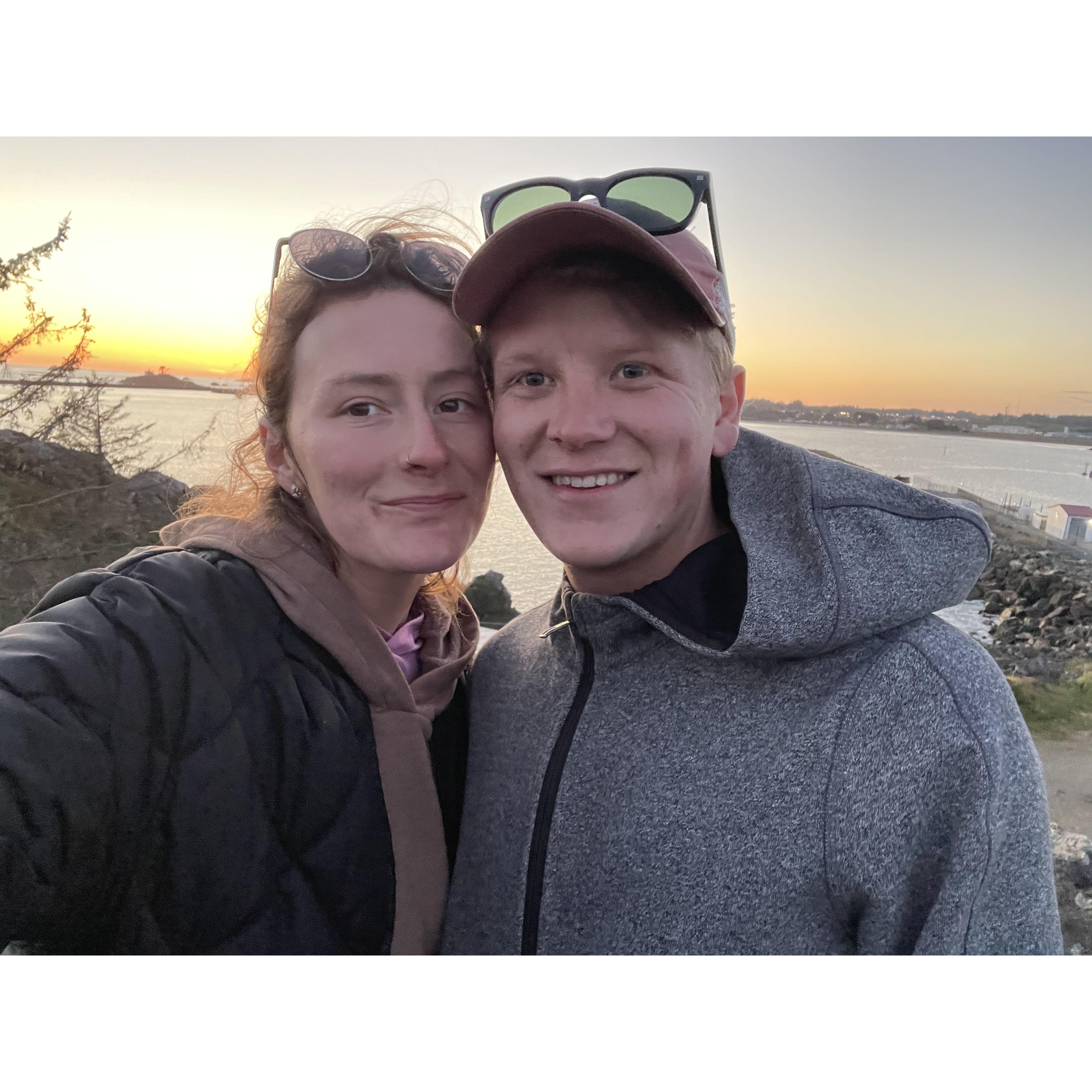 Made it to the Pacific on our cross country road trip!