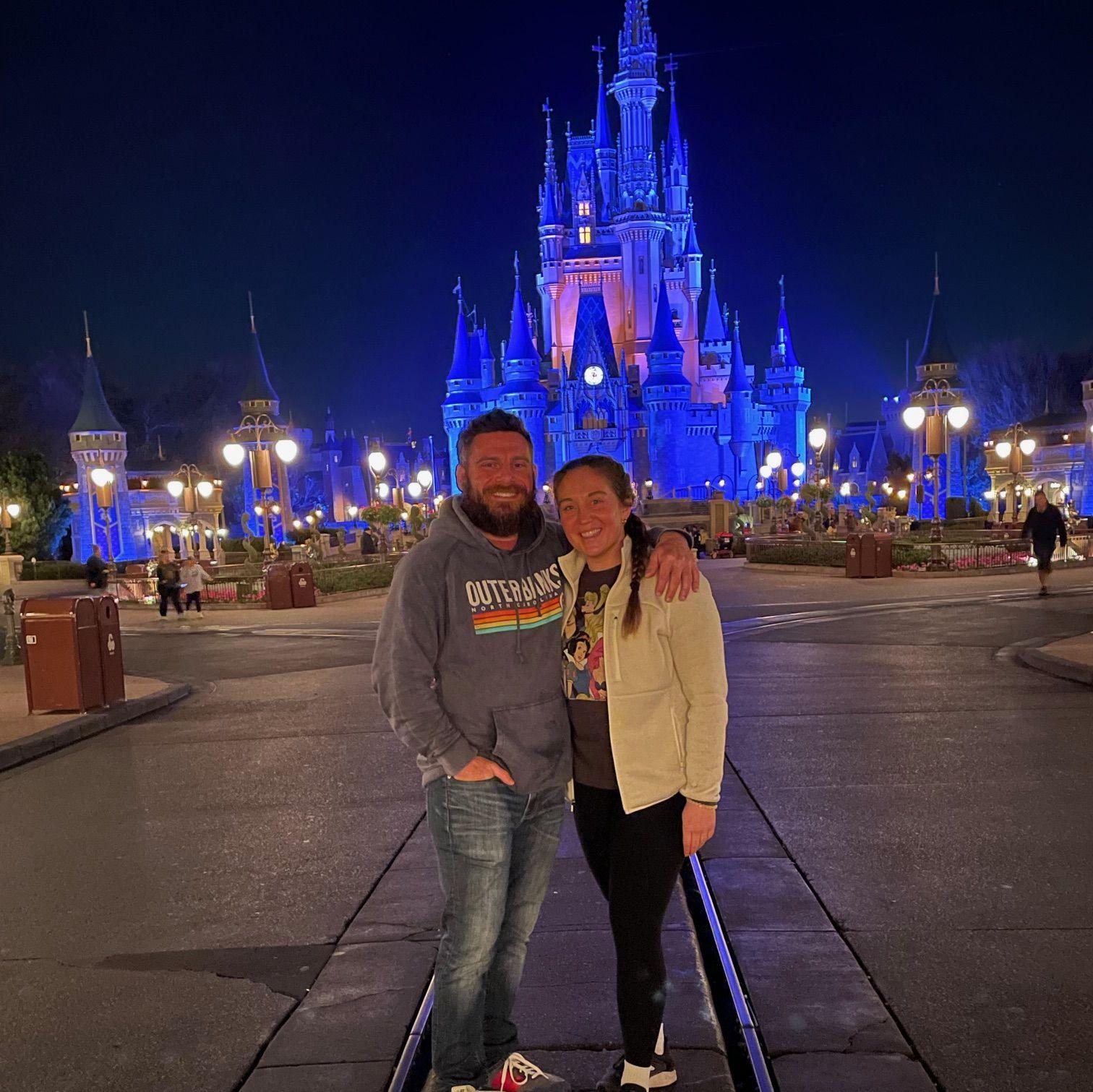 Magic Kingdom at midnight