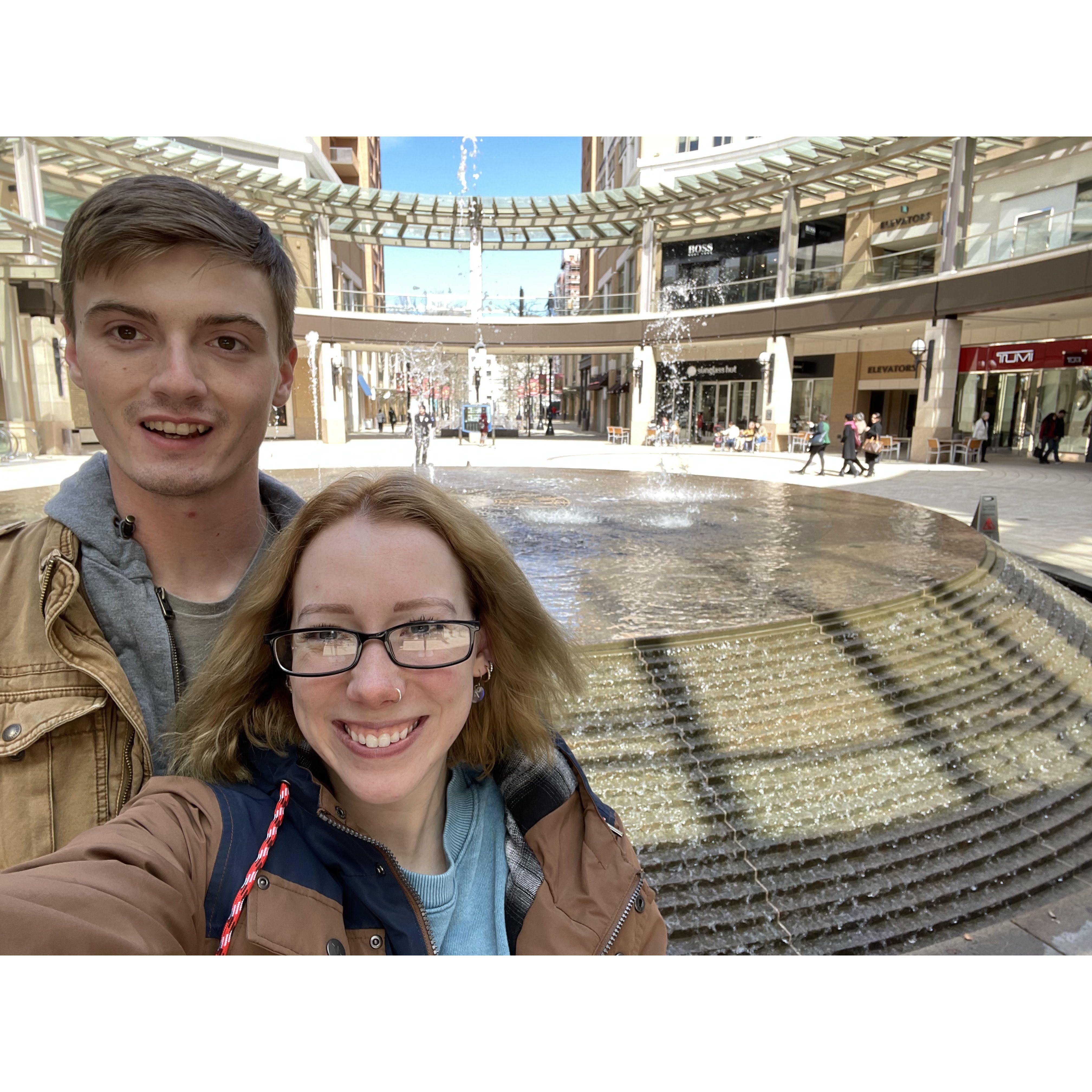 We went to Salt Lake City for a Shrek rave and visited the mall and an art museum