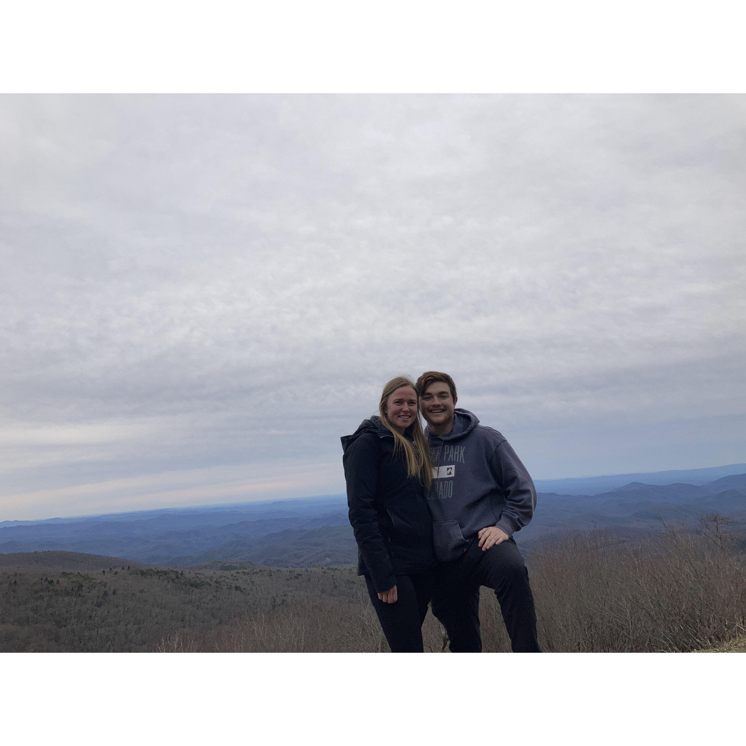 Derek's first trip up to Boone after we started dating. 