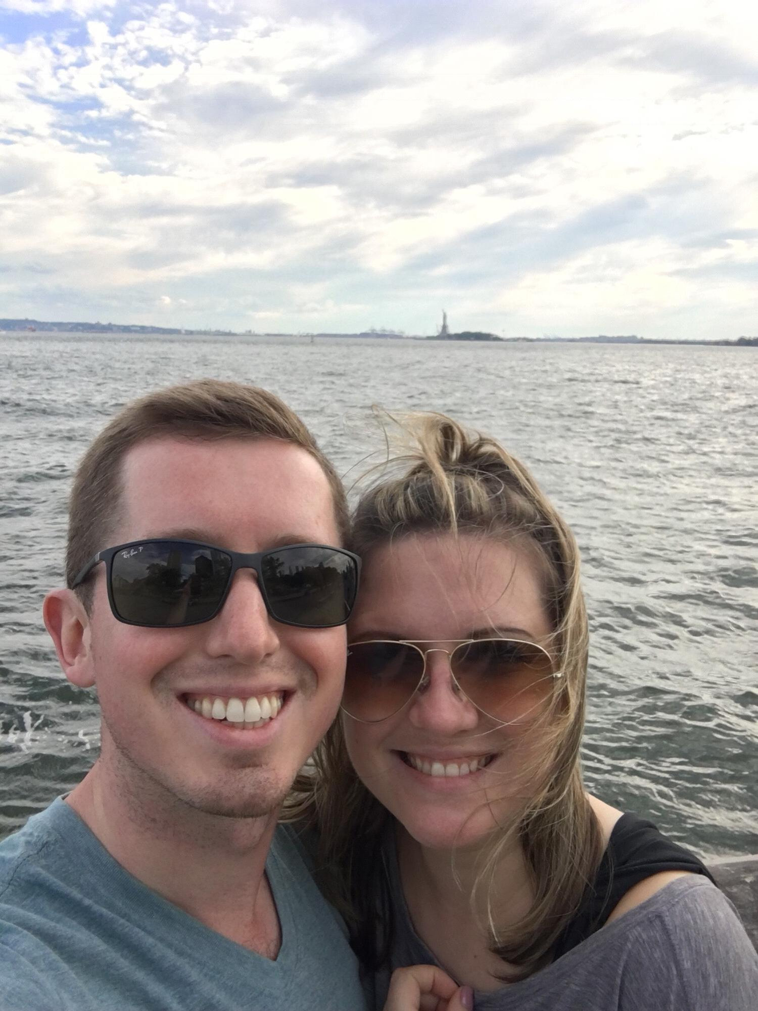 A surprise the day after the proposal, we traveled to NYC to celebrate.