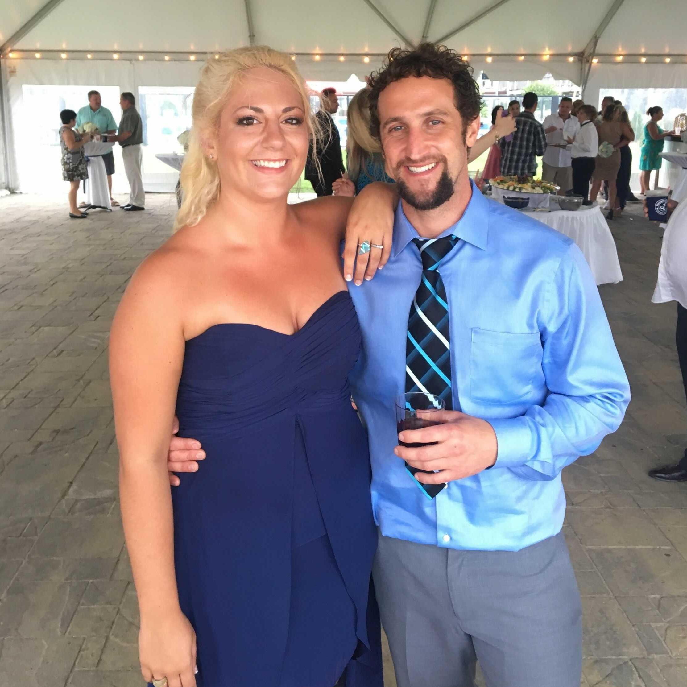 Andrew agreed to be Michelle's date for her sister's wedding in Cape Cod. The rest is history!