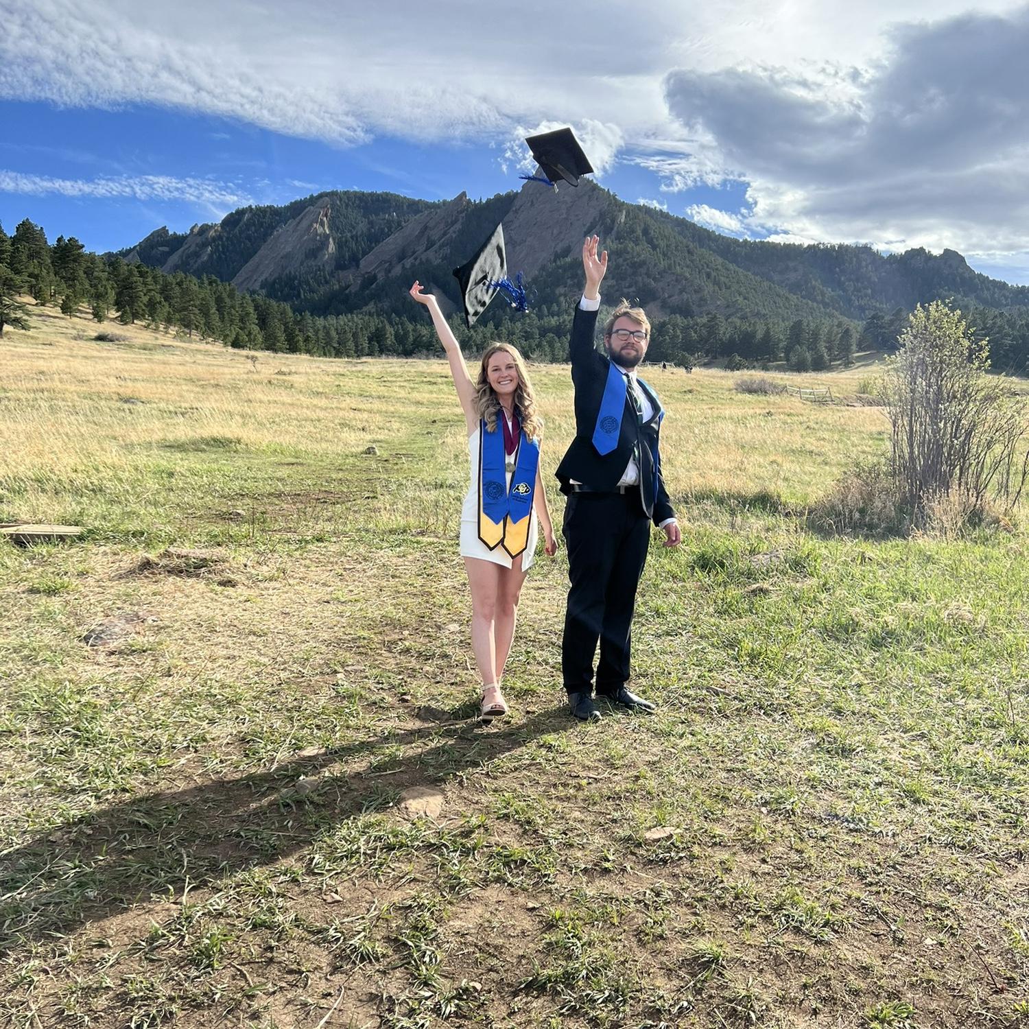 We graduated from CU Boulder together in May 2022!