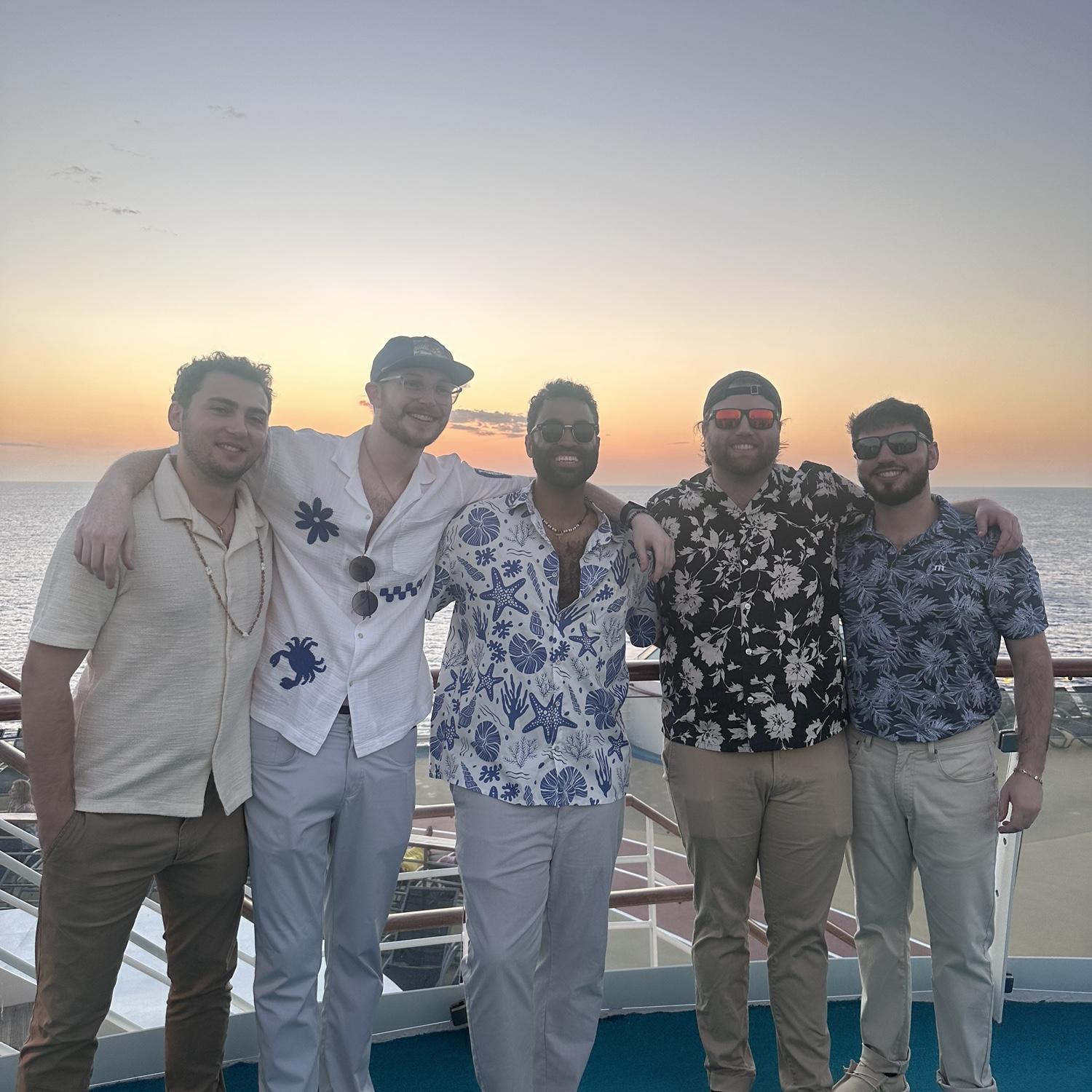 Tristan and his groomsmen
Michael, Gavin, Brendan, Max