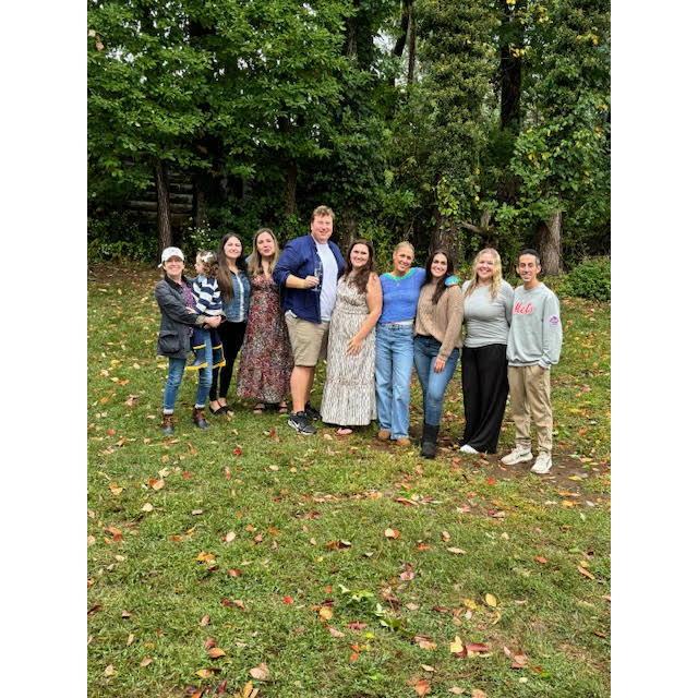 Maggies cousins, Betsy, Rory, Meredith, Meagan, Jenna, Jordan, Sean, and Danielle