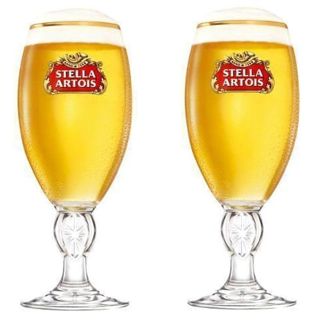 Stella Artois 500 ml Tulip Beer Glass - Set of 2