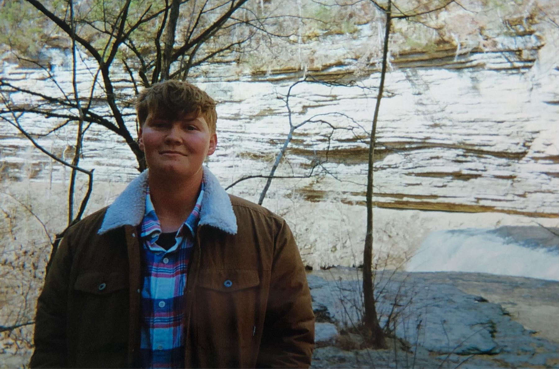 Kenzie moments before she proposed