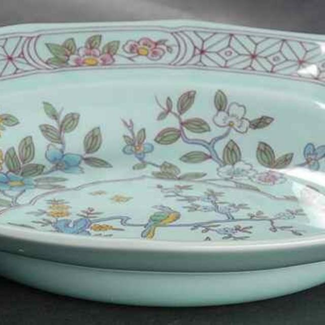 Rim Soup Bowl Singapore Bird Pattern by Adams China