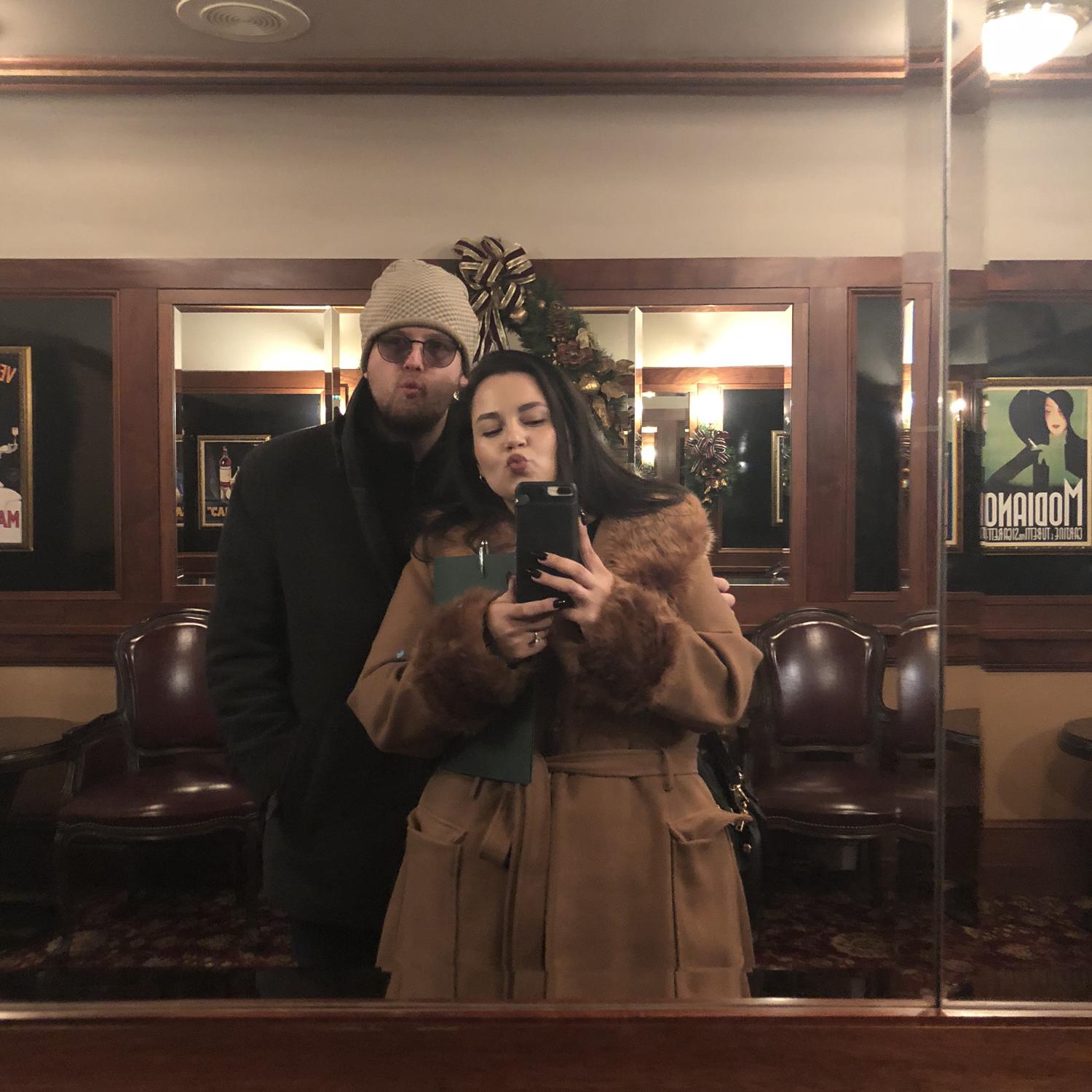 Because we're regular people, we chose to go wedding venue touring on Ang's birthday this year. We didn't book this place, but we did look adorable in it.