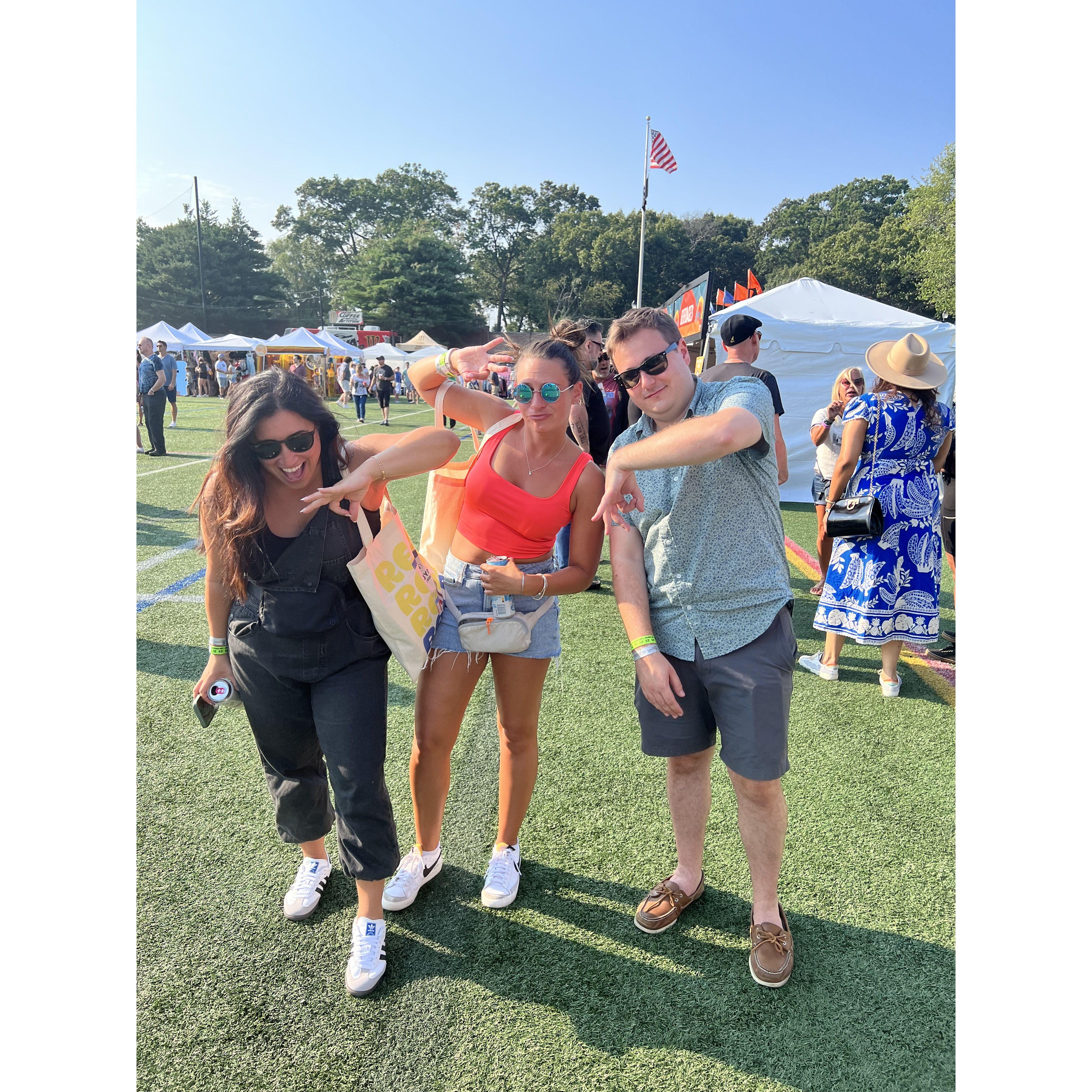 Danny D with Erika and Steph at inbetwixt days 2023 — bring back inbetween days plz