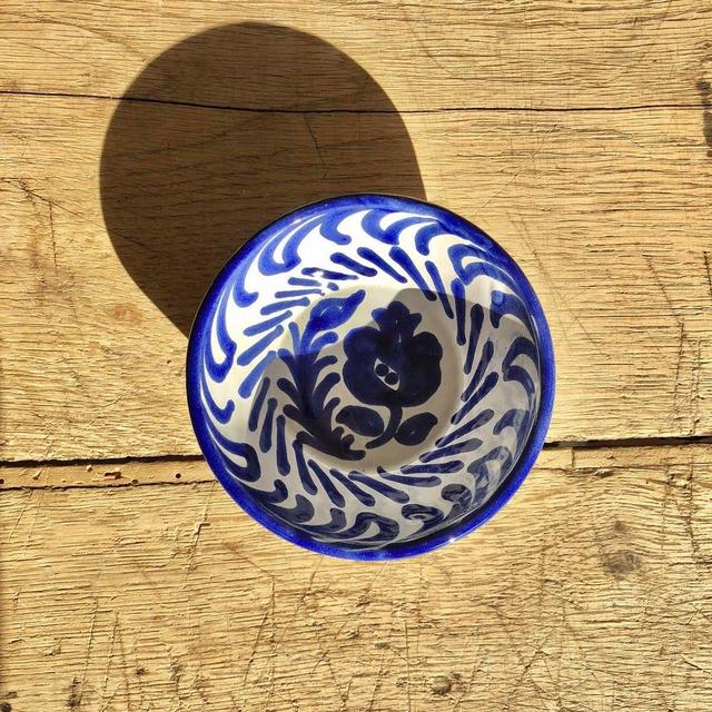 Casa Azul MINI bowl with hand painted designs