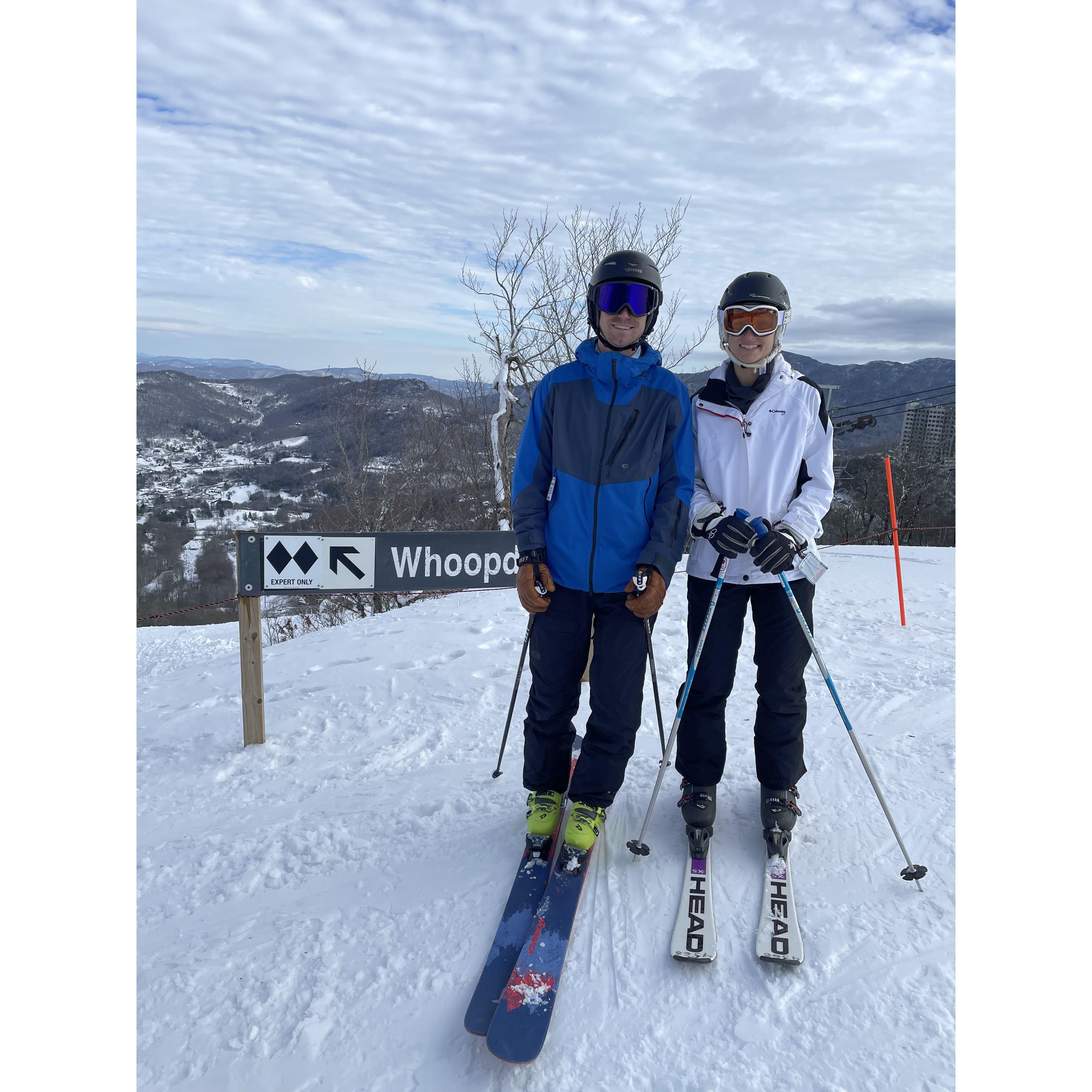 Skiing Beech