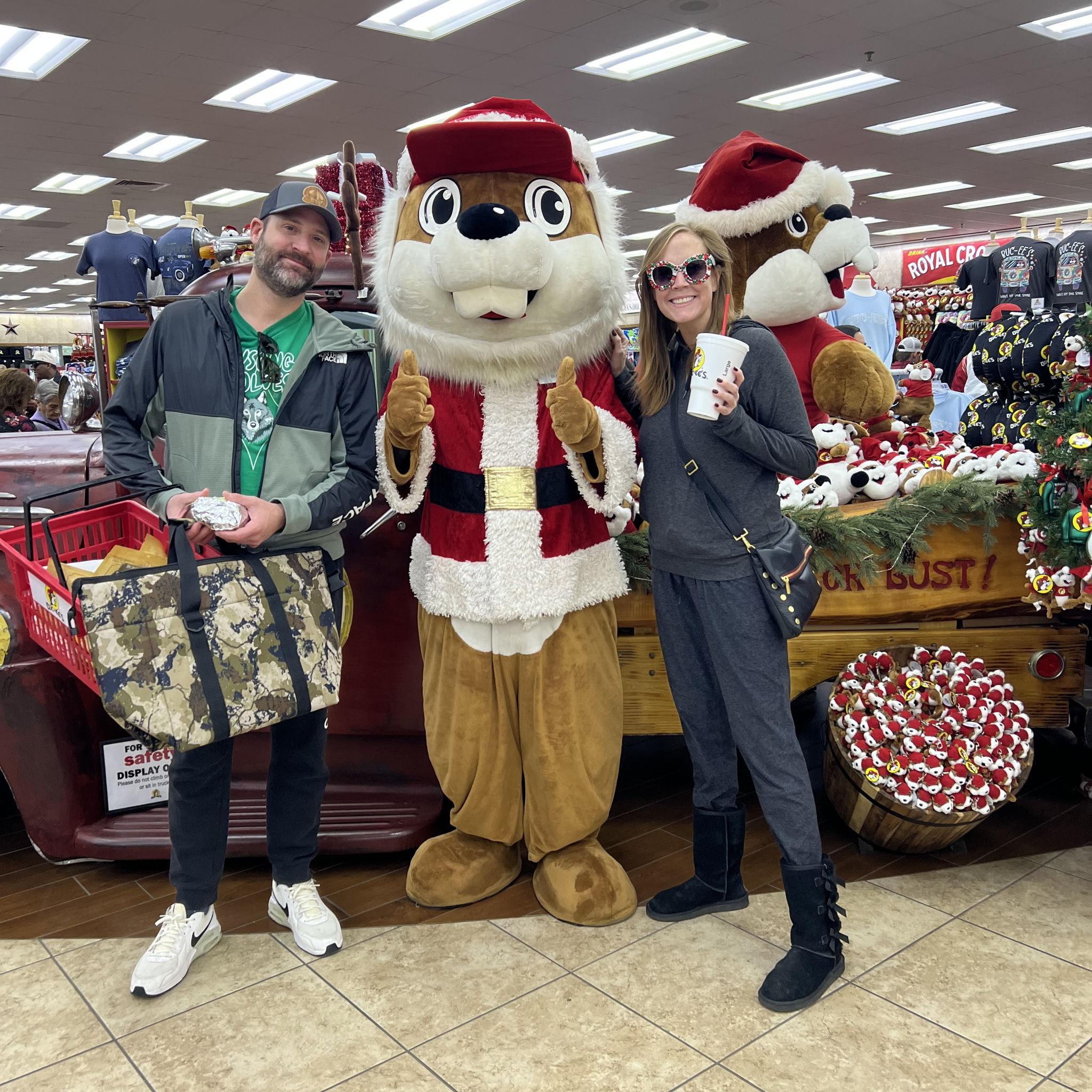 Annual trip through Buc-ees for Christmas in Nebraska!