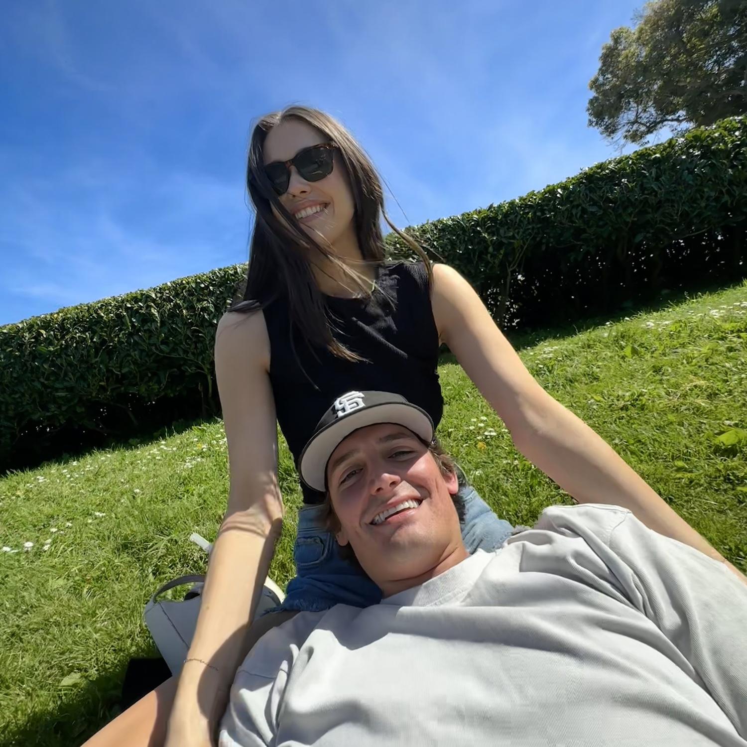 We said I love you for the first time on this trip!