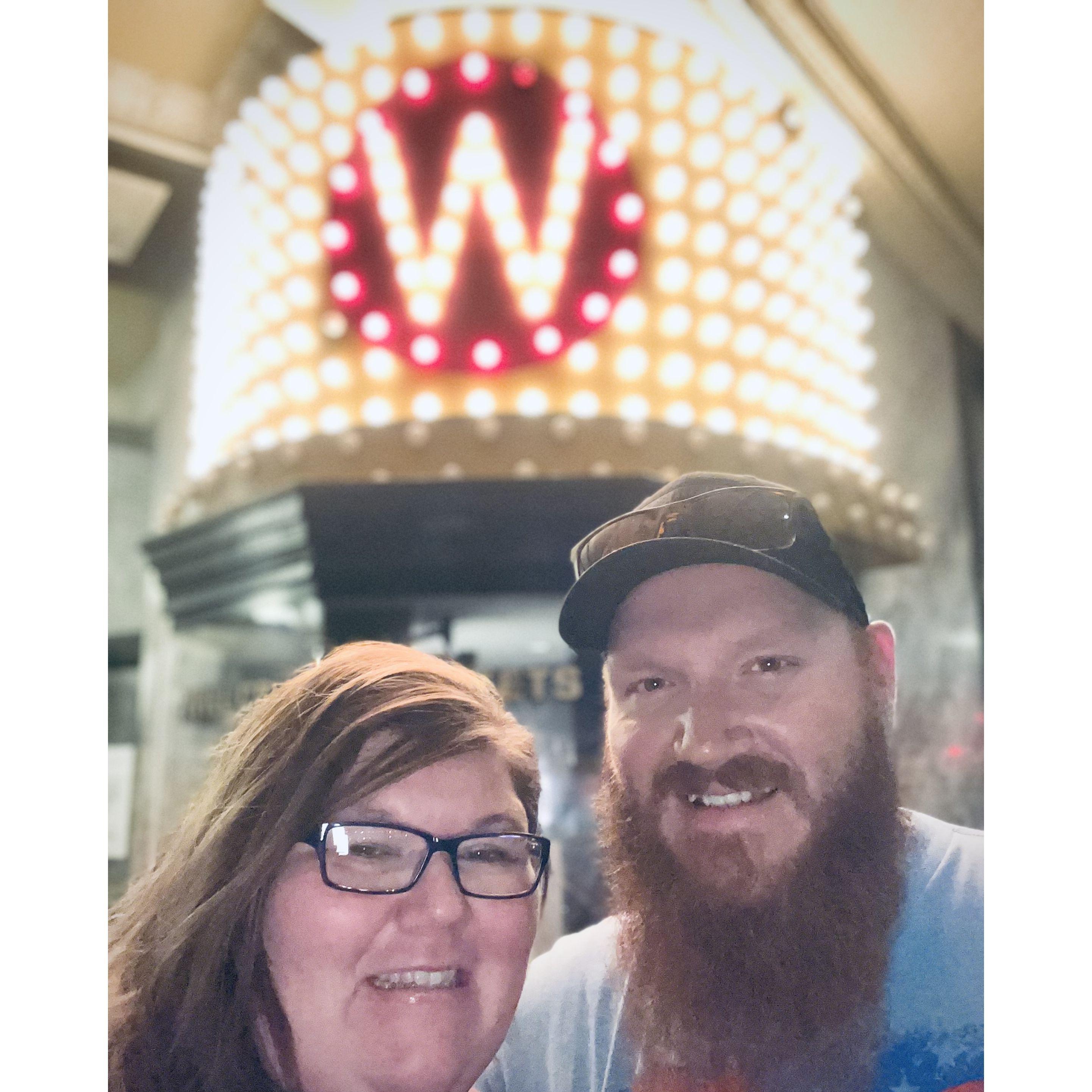 Getting ready to see the Kitchen Dwellers at The Wilma in Missoula