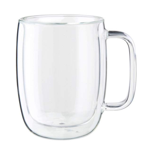 ZWILLING J.A. Henckels Sorrento Plus Latte Glass Mug, Set of 2