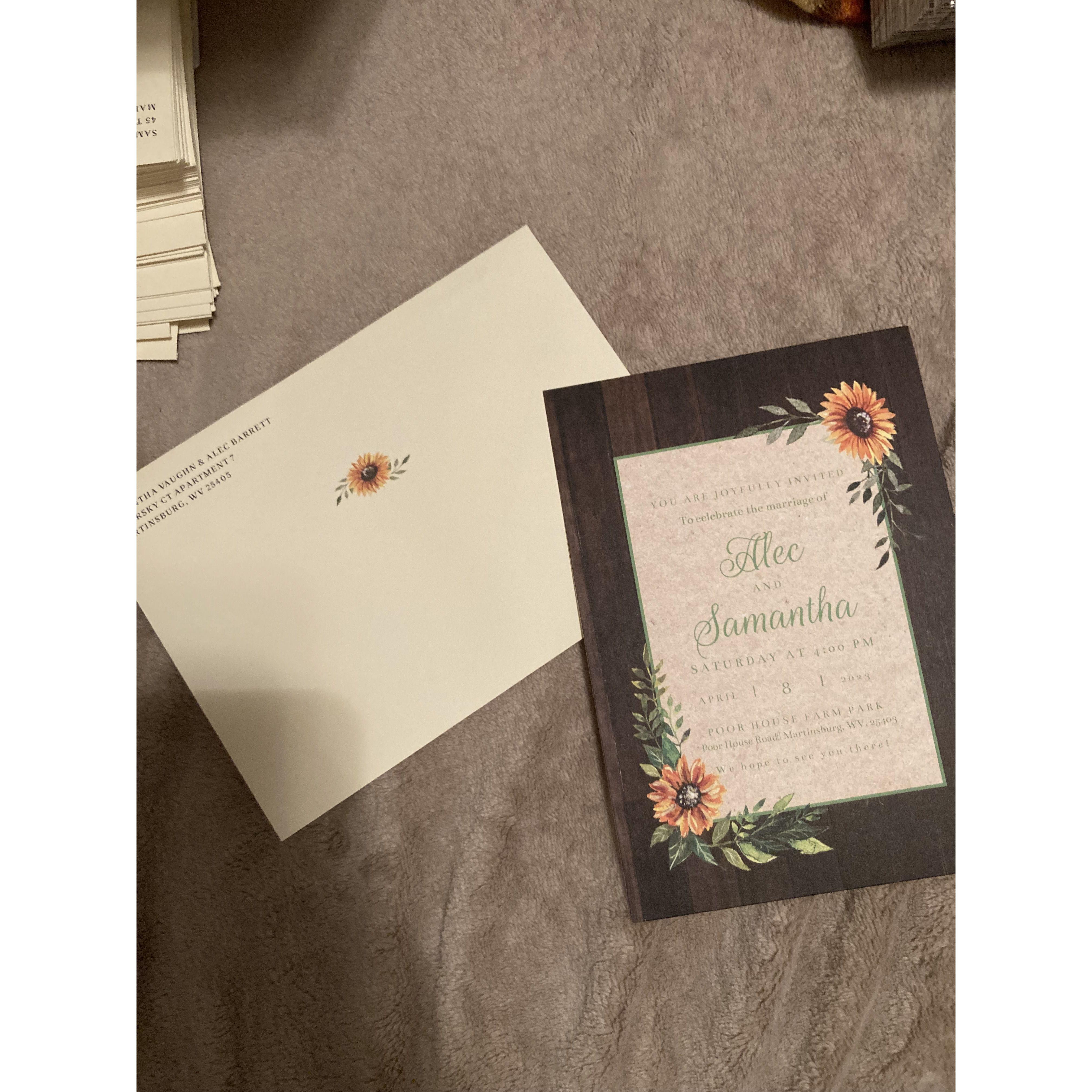 The invitations are in!