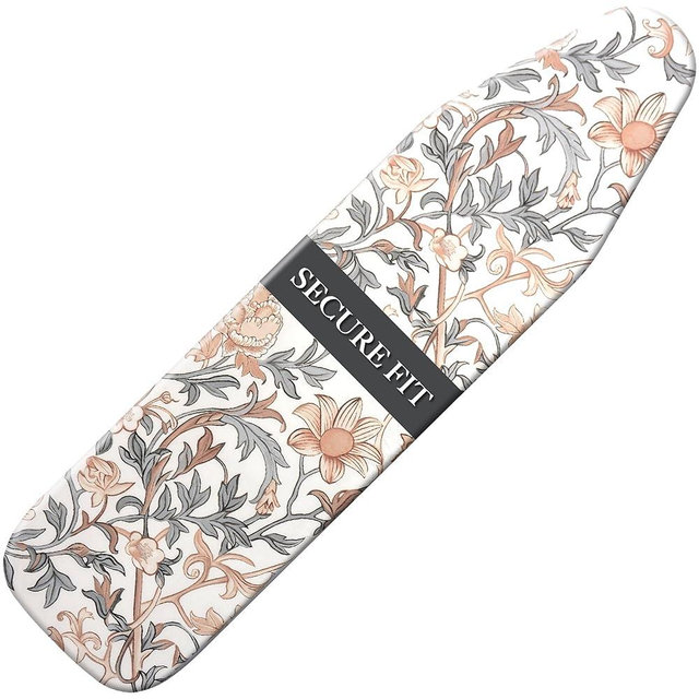 veiox Thick Padded Ironing Board Cover and Pad – Extra Soft & Heatproof Surface – Reflective Heat Technology, Heavy-Duty Fabric – Fits Standard Sizes (15″X54″)
