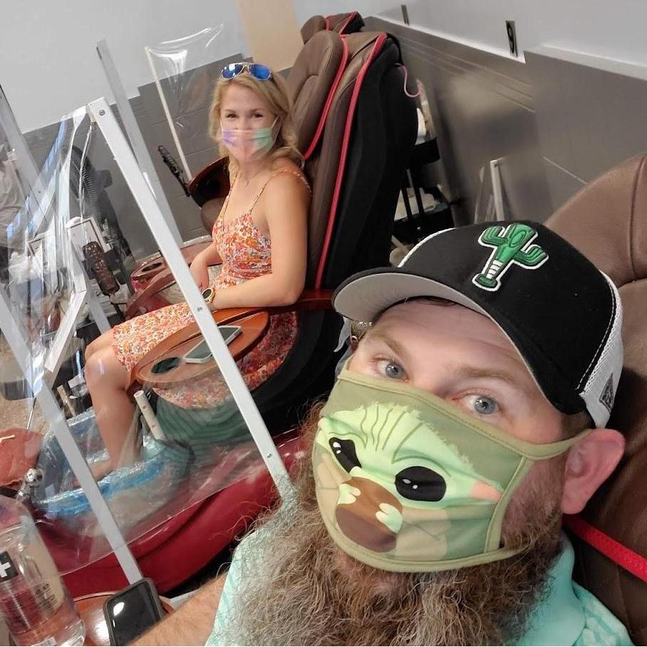 His and hers pedicures are one of our favorite things!