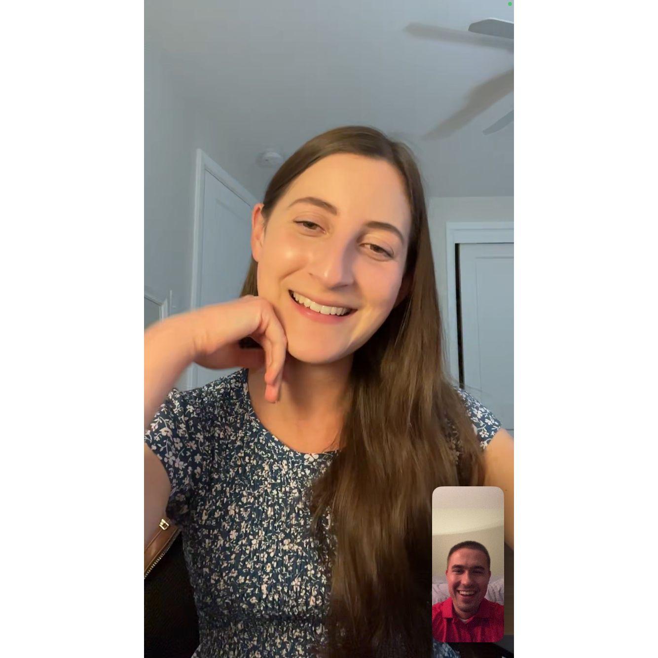 A good part of our dating relationship included many FaceTime dates, catch-ups, and prayer sessions.