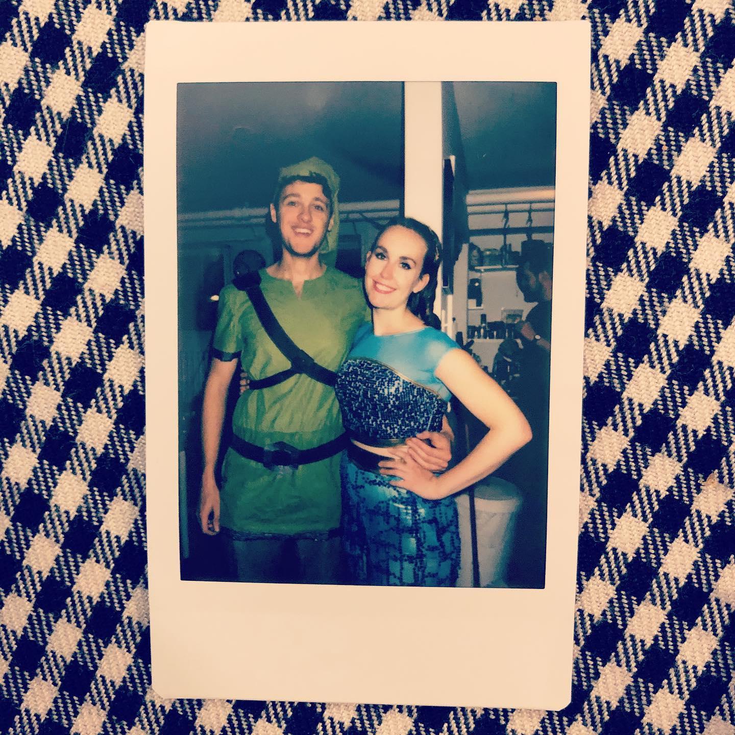 Halloween! Ian is Link from the Legend of Zelda, and Leanne is a genie (reusing an old dance costume)