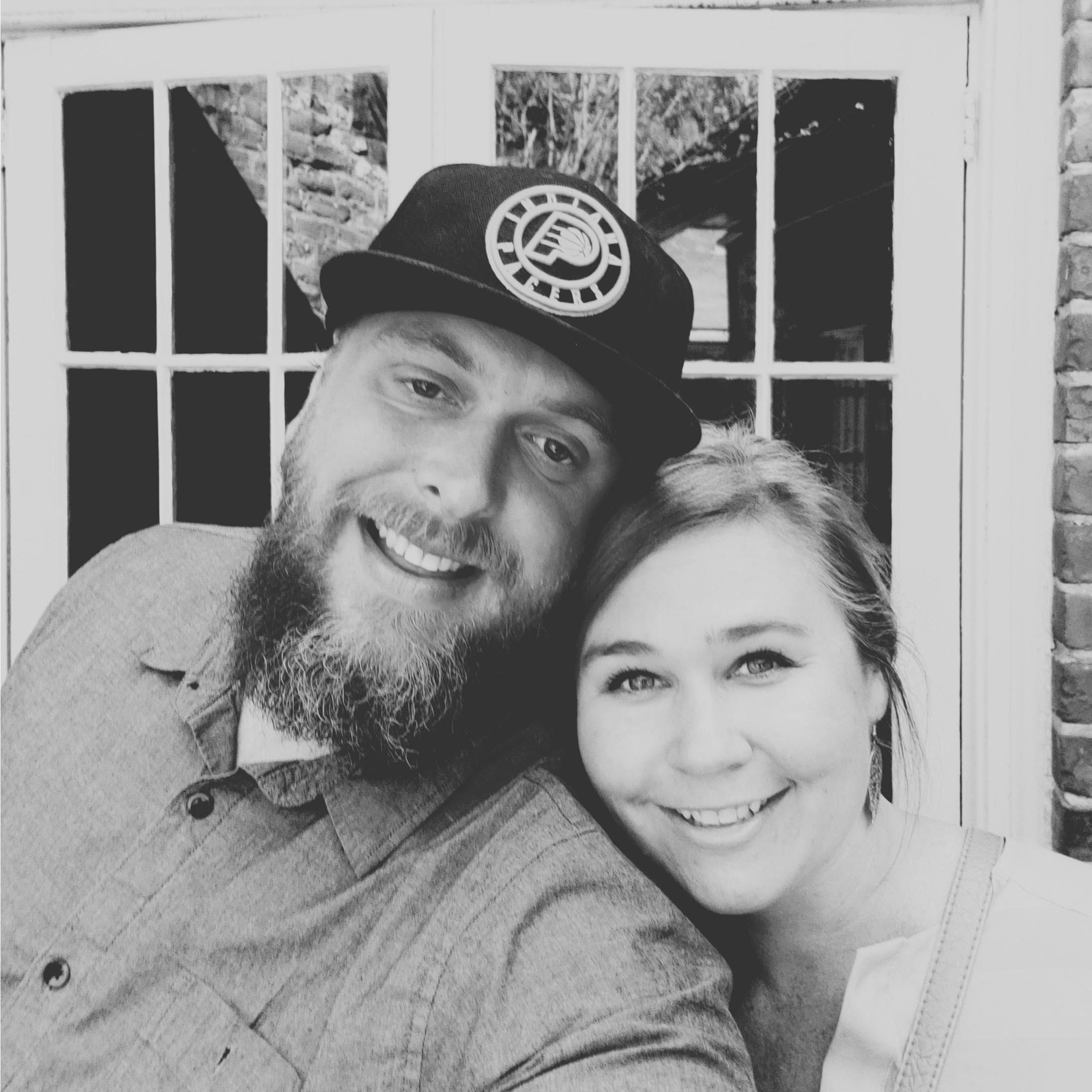 New Orleans after our engagement. So happy!