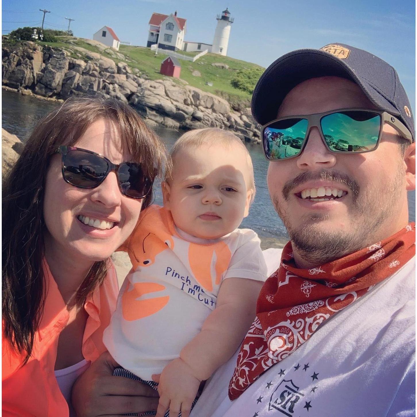 Visiting the Nubble Lighthouse in York, Maine