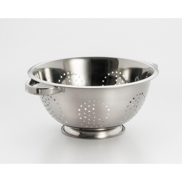 COOKPRO 242 STAINLESS STEEL COLANDER 5QT OVERSIZED HANDLES