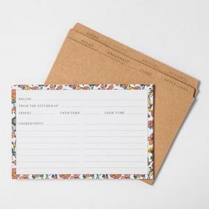 Floral Recipe Card 20ct - Hearth & Hand™ with Magnolia