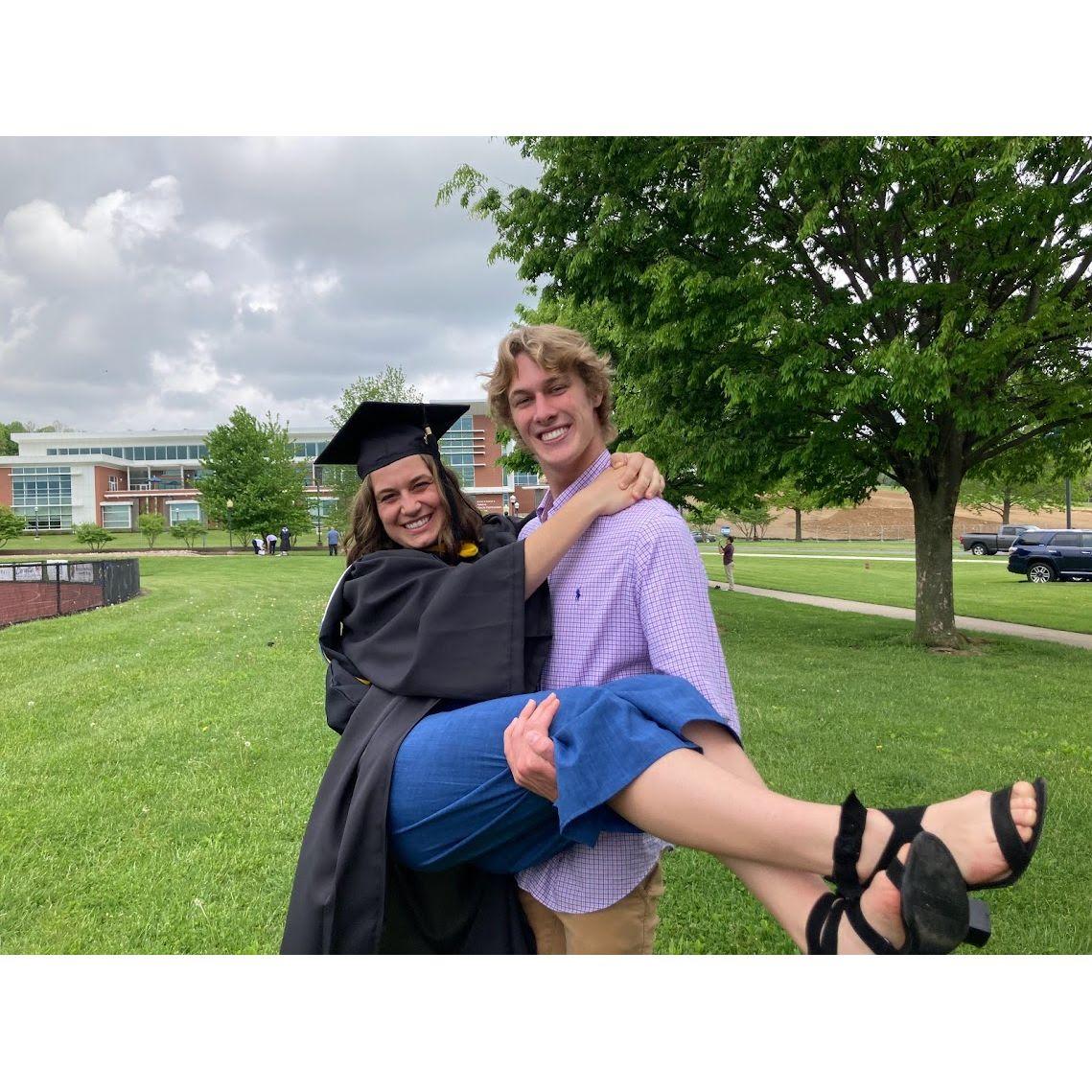 Celia's turn for graduation first! Dain's is coming up, and then Celia again, and then Dain again. A graduation per year for 4 years in a row!