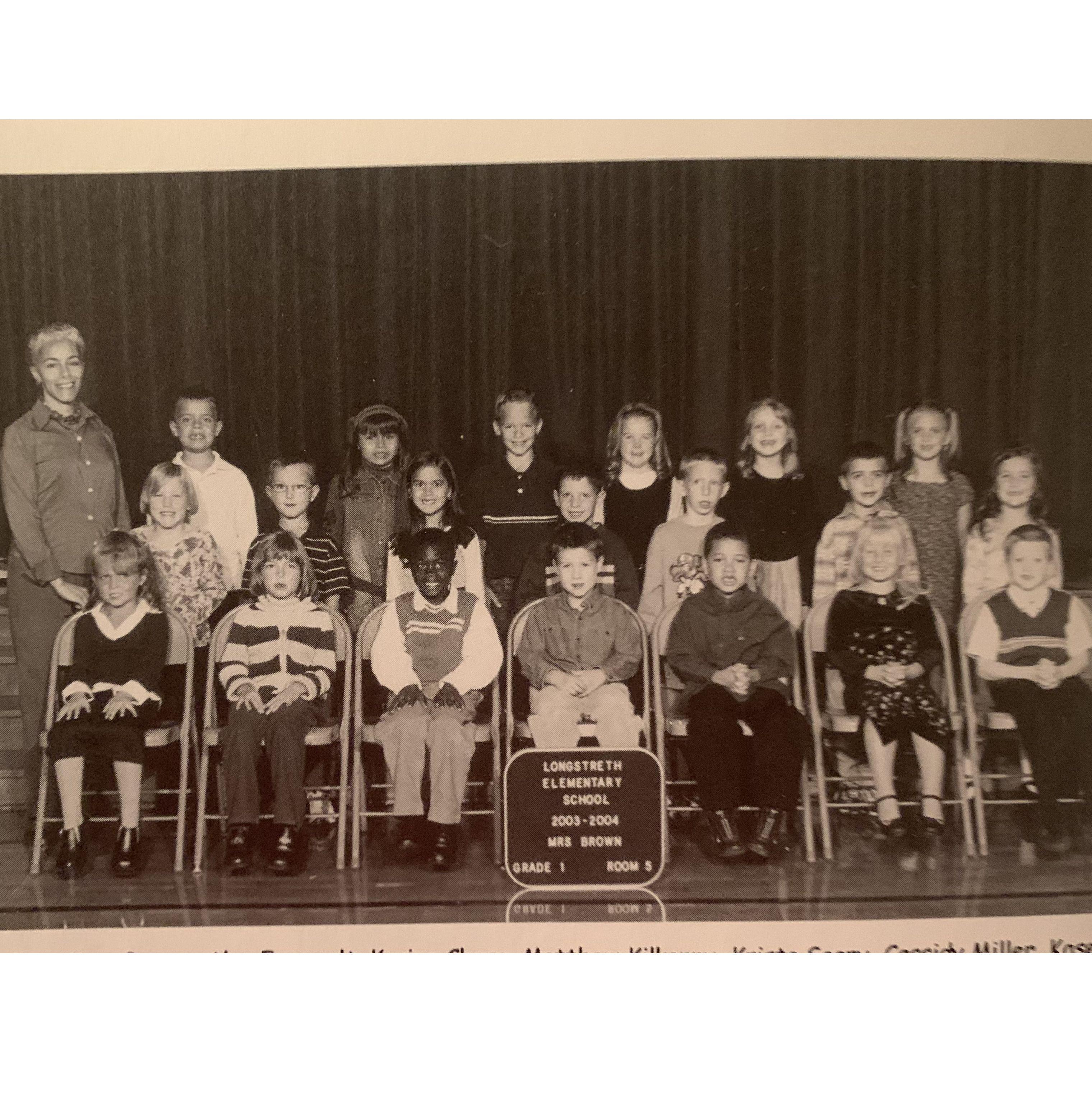 1st Grade Class Photo, October 2003 (Can you spot us?)