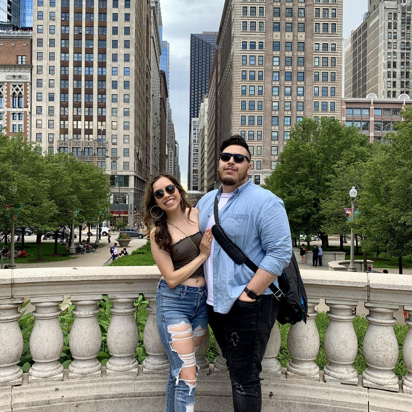 Our favorite picture in Downtown Chicago - June 2019