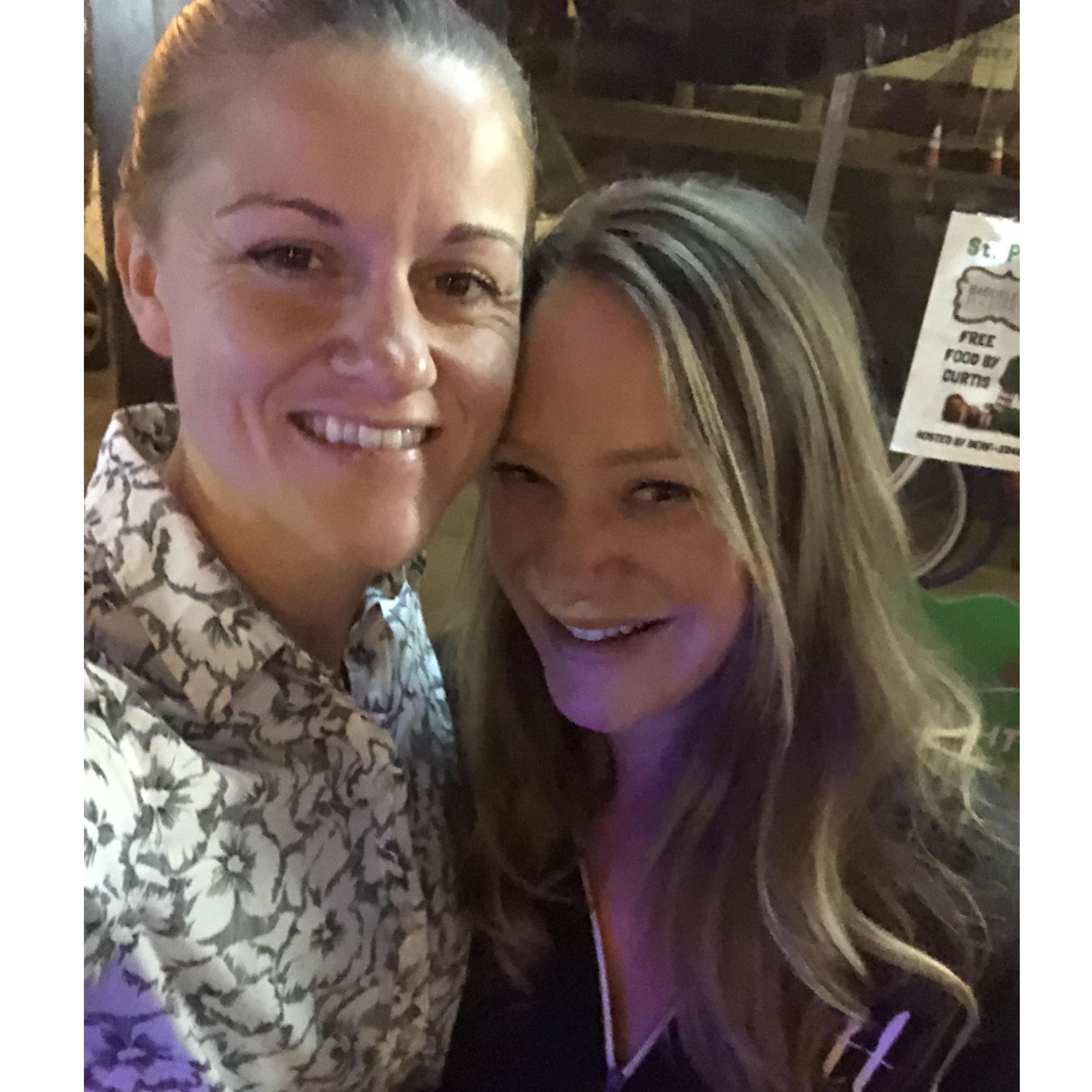 Our first picture together as a couple.