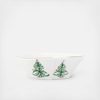 Lastra Holiday Oval Bowl