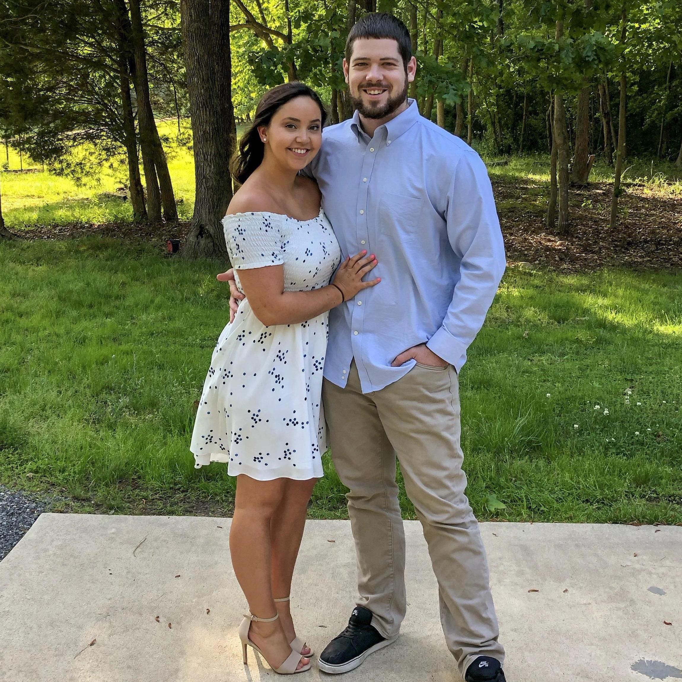 2019 - Before Lane's senior dinner at St. Mary's College where we both graduated from (even if Lane was the only reason Glen passed French)