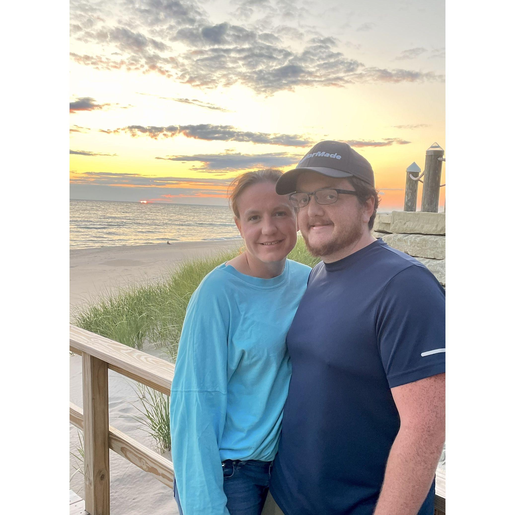 The first trip to the family house in Michigan