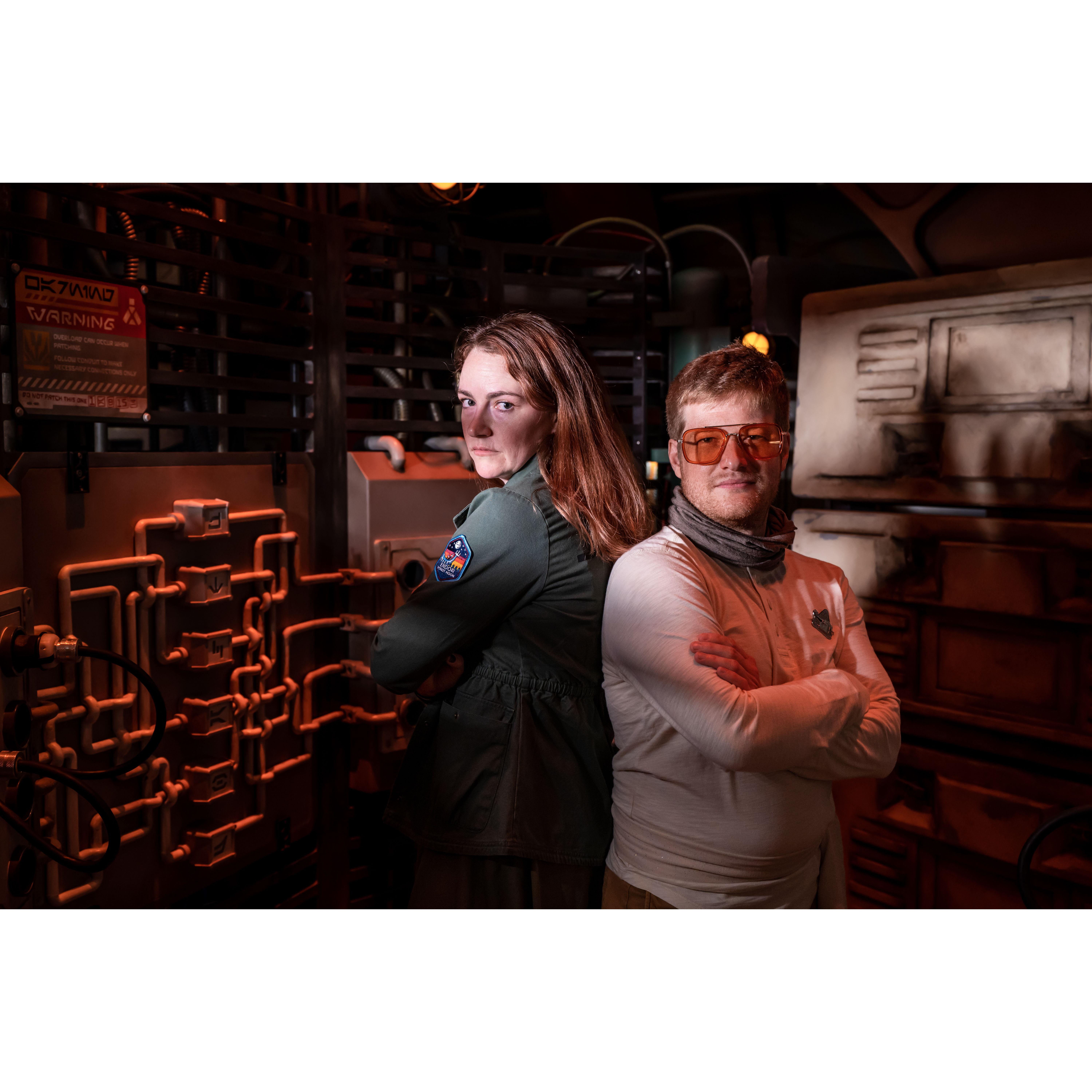 Photo session from the Galactic Starcruiser experience in Disney. SO much fun.