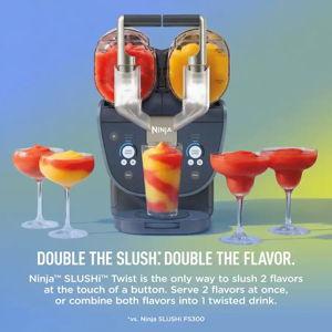 Ninja - SLUSHi Twist Smart Frozen Drink Maker, 144 oz - Blue