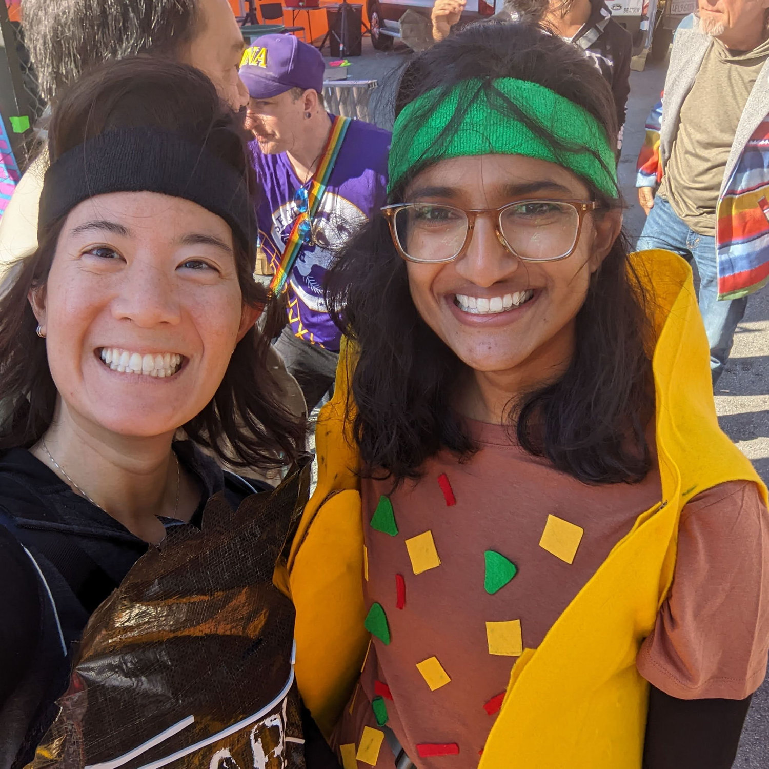 1st Halloween shenanigans as "fast" food! Yo quiero Taco Bell.