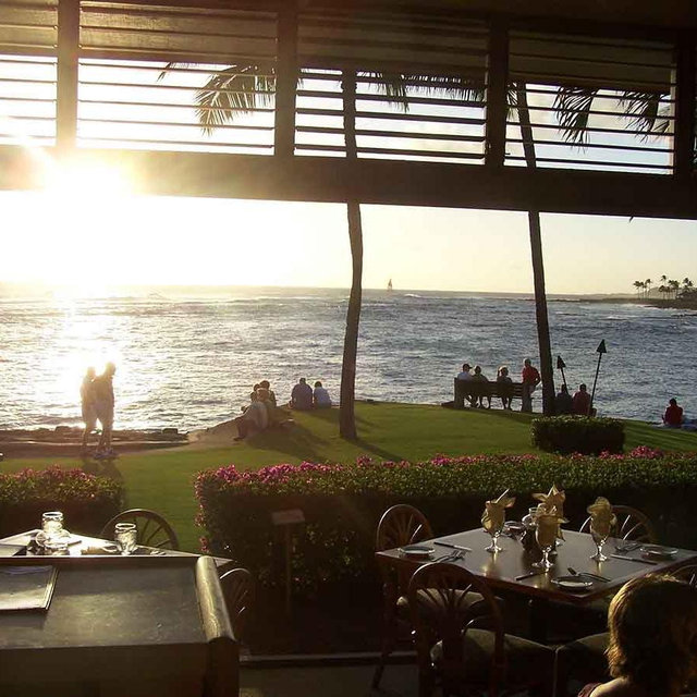 Sunset Dinner at Beach House Restaurant - Kauai