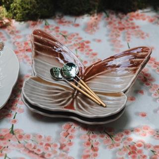 Cloudy Butterflies By Claudia Schiffer Dessert Plate, Set of 4